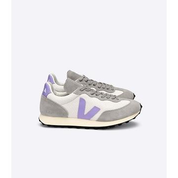 Grey/Purple Women's Veja RIO BRANCO HEXAMESH Running Shoes | AU 425RVD